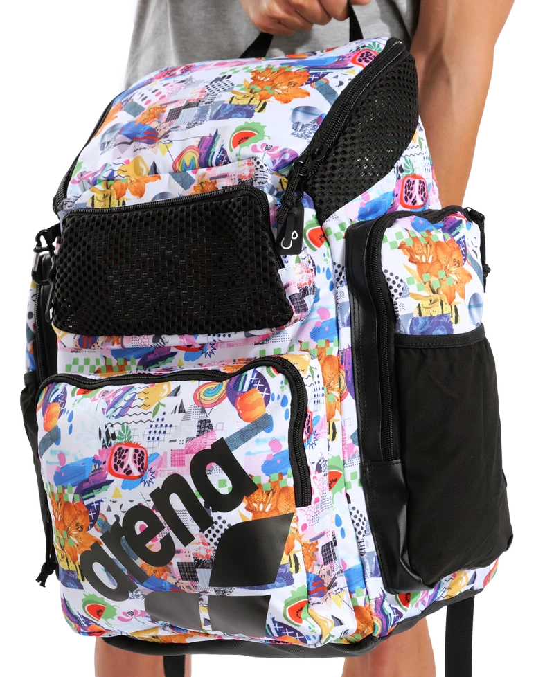 Arena One Go Rucksack 45L Allover Collage