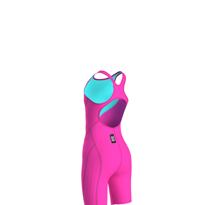 Arena Mädchen Wettkampf Schwimmanzug Powerskin Impulso OB Shocking Pink - Water