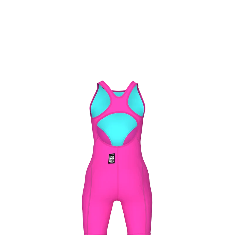 Arena Mädchen Wettkampf Schwimmanzug Powerskin Impulso OB Shocking Pink - Water