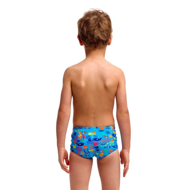 Funky Trunks Boys Toddler Printed Trunks Fish Food