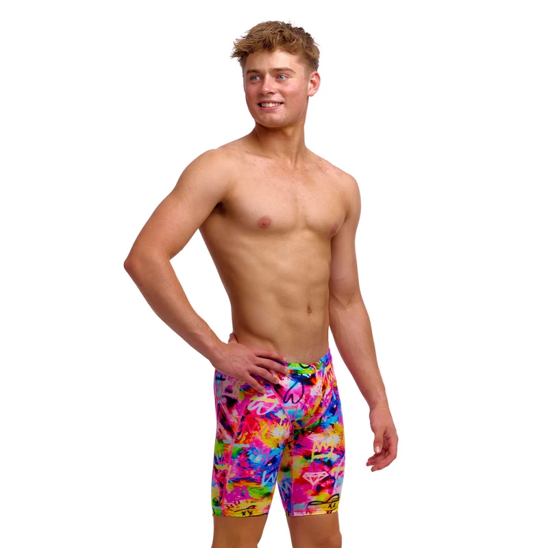 Funky Trunks Boys Training Jammer Tag Her
