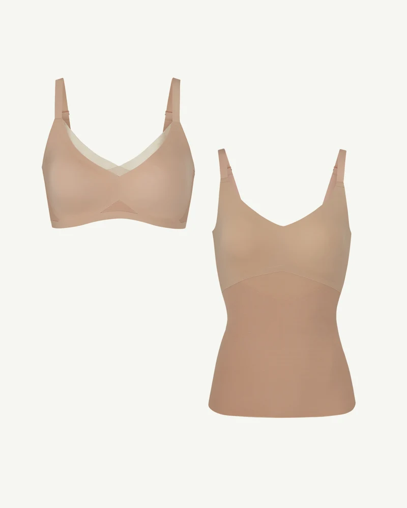 CrossOver Bra + LiftWear Cami Bundle