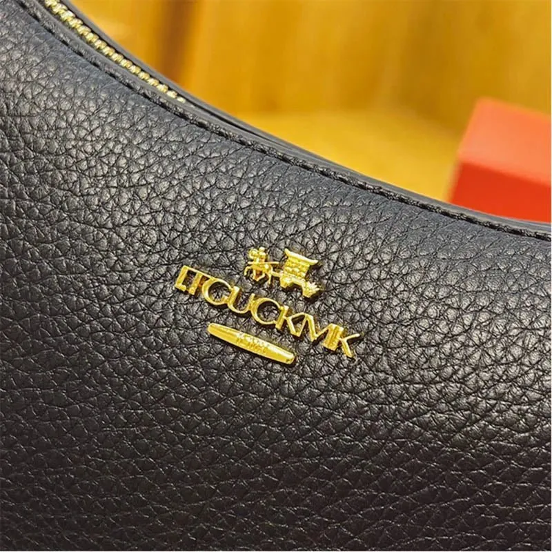 Damen-Umhängetasche – Multifunktionale Schultertasche aus PU-Leder mit klassischem geometrischem Muster