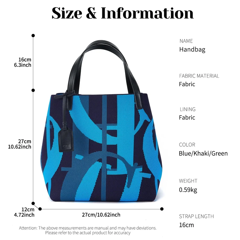 CHCH Einkaufstasche „Mommy Summer“ – Großes Fassungsvermögen – Damenhandtasche 27 x 12 x 27 cm
