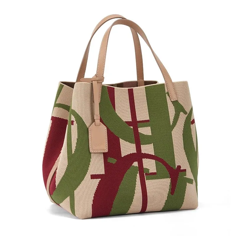CHCH Einkaufstasche „Mommy Summer“ – Großes Fassungsvermögen – Damenhandtasche 27 x 12 x 27 cm