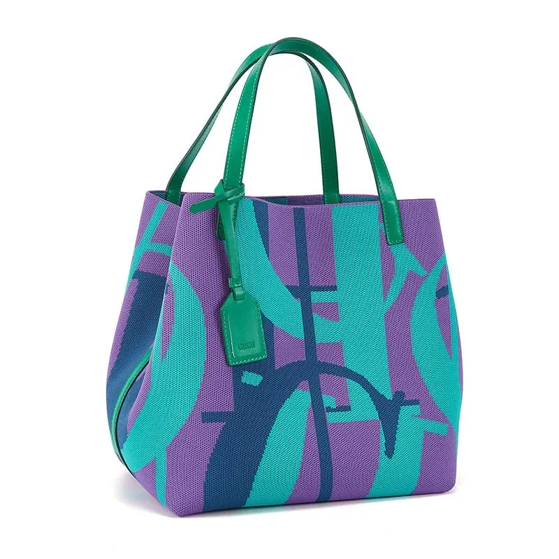 CHCH Einkaufstasche „Mommy Summer“ – Großes Fassungsvermögen – Damenhandtasche 27 x 12 x 27 cm