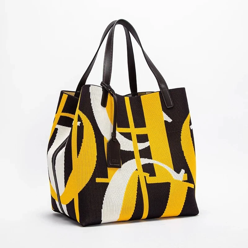 CHCH Einkaufstasche „Mommy Summer“ – Großes Fassungsvermögen – Damenhandtasche 27 x 12 x 27 cm