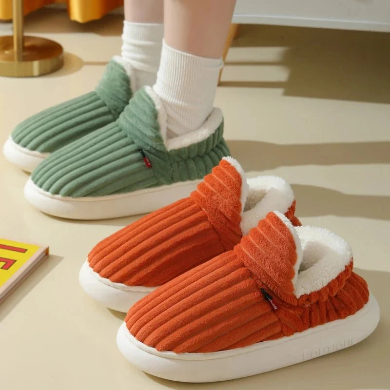 Litfun Neue flauschige Winterpantoffeln für Damen – Gemütliche Plüschpantoffeln mit weicher Sohle für optimalen Komfort in Innenräumen