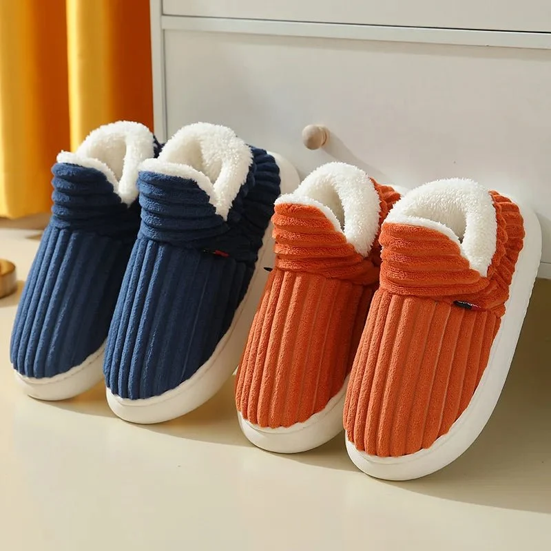 Litfun Neue flauschige Winterpantoffeln für Damen – Gemütliche Plüschpantoffeln mit weicher Sohle für optimalen Komfort in Innenräumen