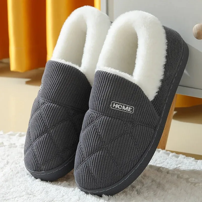 Litfun Neue flauschige Winterpantoffeln für Damen – Gemütliche Plüschpantoffeln mit weicher Sohle für optimalen Komfort in Innenräumen