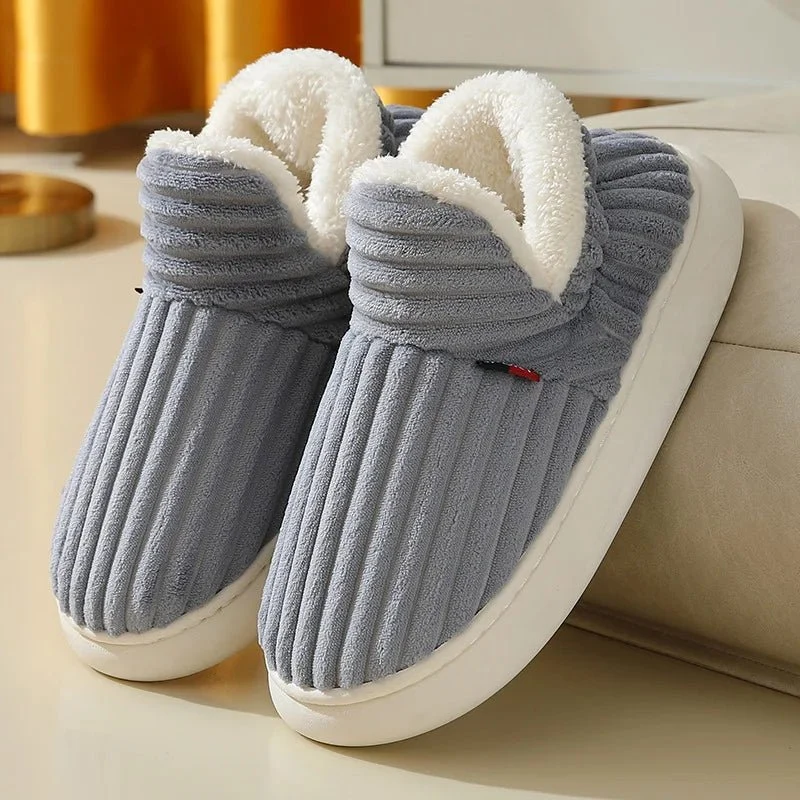 Litfun Neue flauschige Winterpantoffeln für Damen – Gemütliche Plüschpantoffeln mit weicher Sohle für optimalen Komfort in Innenräumen