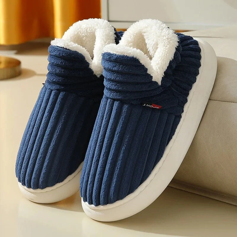 Litfun Neue flauschige Winterpantoffeln für Damen – Gemütliche Plüschpantoffeln mit weicher Sohle für optimalen Komfort in Innenräumen