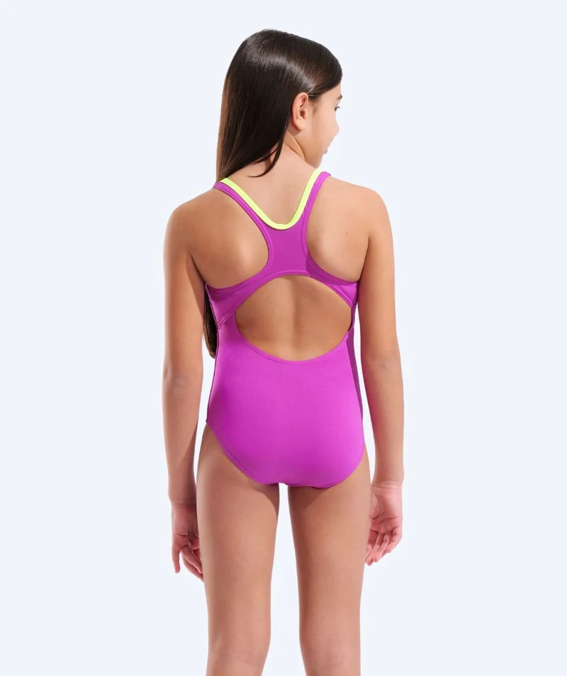 Arena Badeanzug für Mädchen - Bay Swim Pro Back - Rosa/Grün