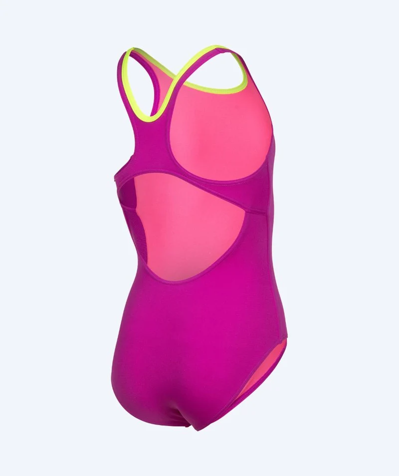 Arena Badeanzug für Mädchen - Bay Swim Pro Back - Rosa/Grün
