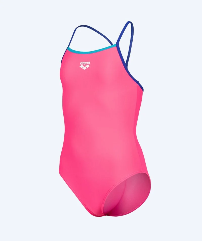 Arena Badeanzug für Mädchen - Light Drop Solid - Rosa