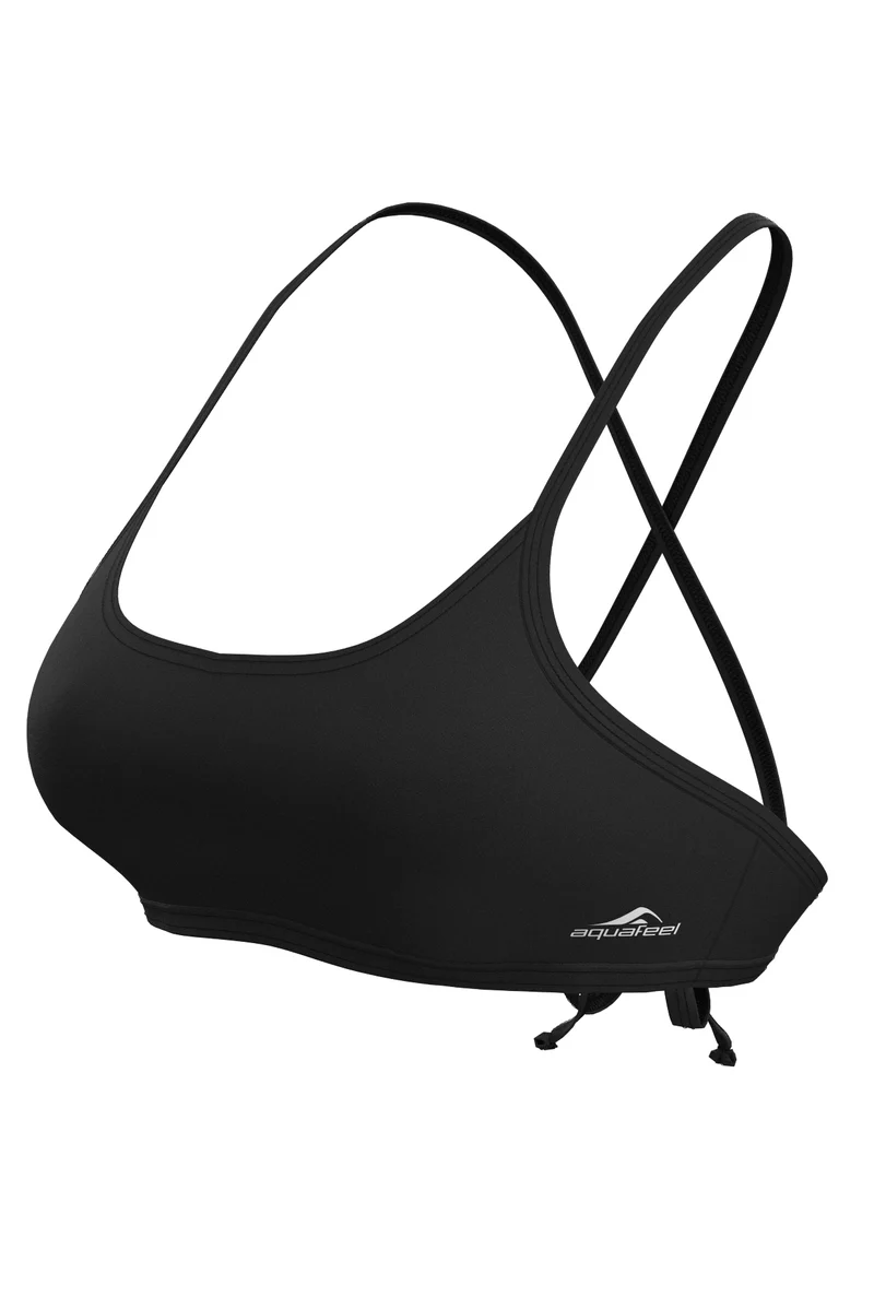 Aquafeel Damen Bikinitop Triangle Back Schwarz