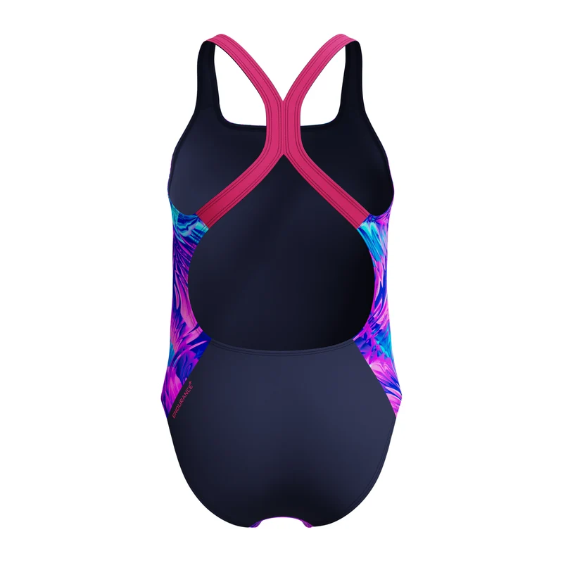 Speedo Mädchen Schwimmanzug Allover Powerback