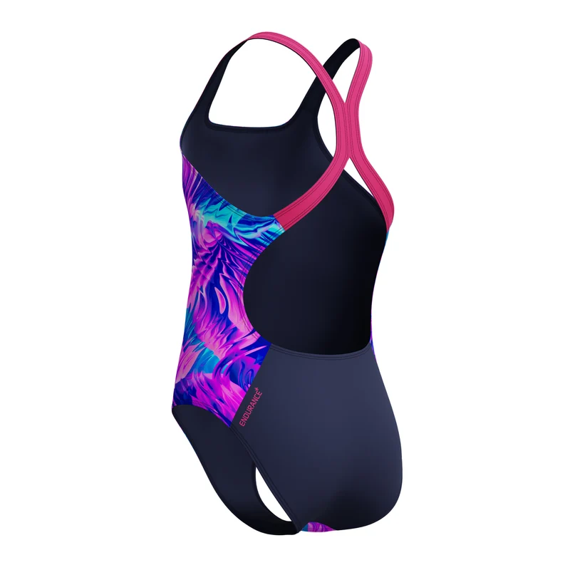 Speedo Mädchen Schwimmanzug Allover Powerback