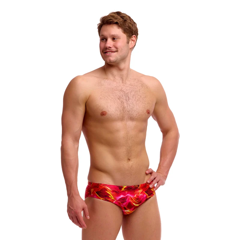 Funky Trunks Mens Classic Brief Saucy Sonar