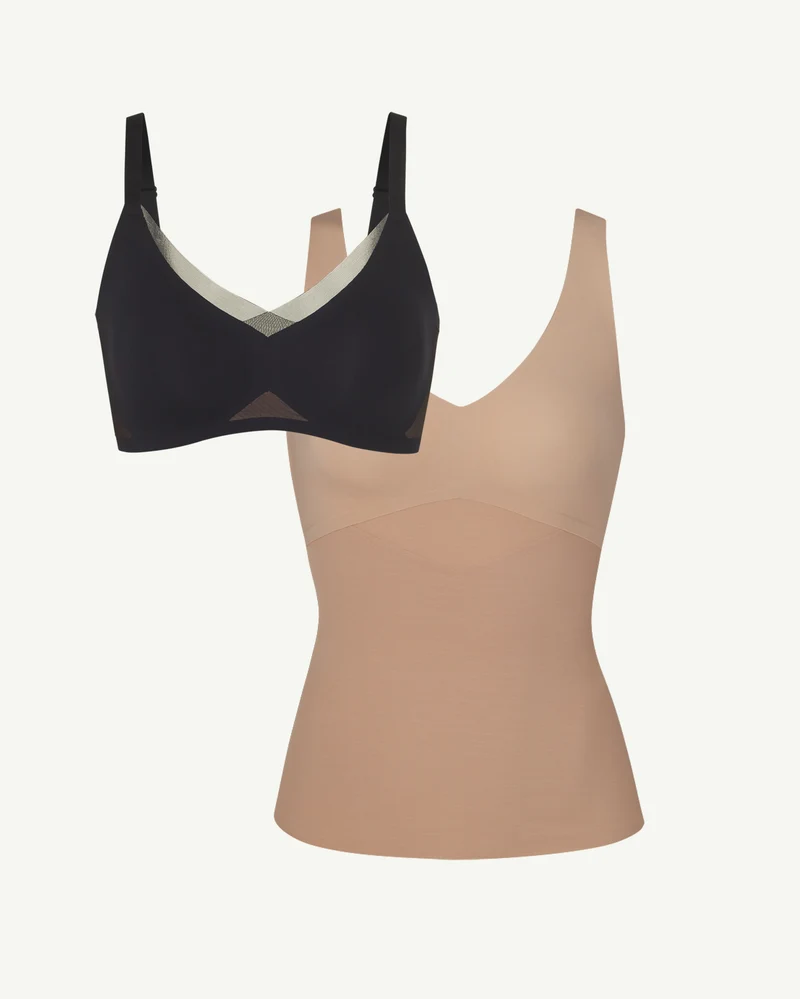 CrossOver Bra + LiftWear Tank Bundle