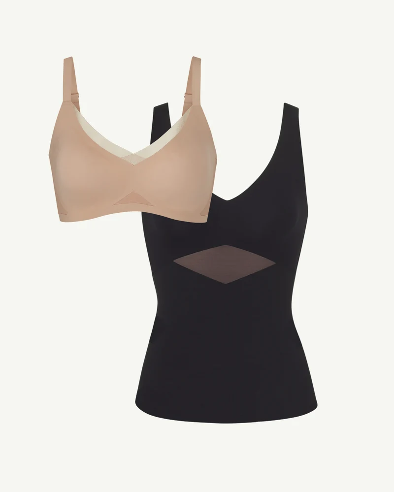 CrossOver Bra + LiftWear Tank Bundle