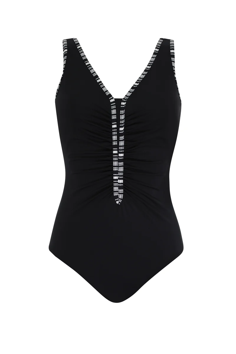 Monochrome Lines Swimsuit