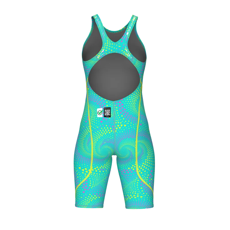 Arena Damen Wettkampf Schwimmanzug Powerskin ST Next LE OB Fireflow-Seaglass