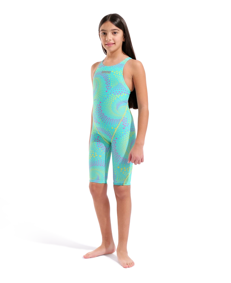 Arena Mädchen Wettkampf Schwimmanzug Powerskin ST Next LE OB Fireflow-Seaglass