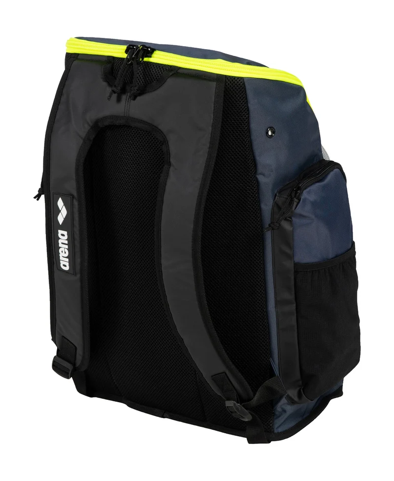 Arena Schwimm Sport Rucksack 45L Spiky III Navy-Neon-Yellow
