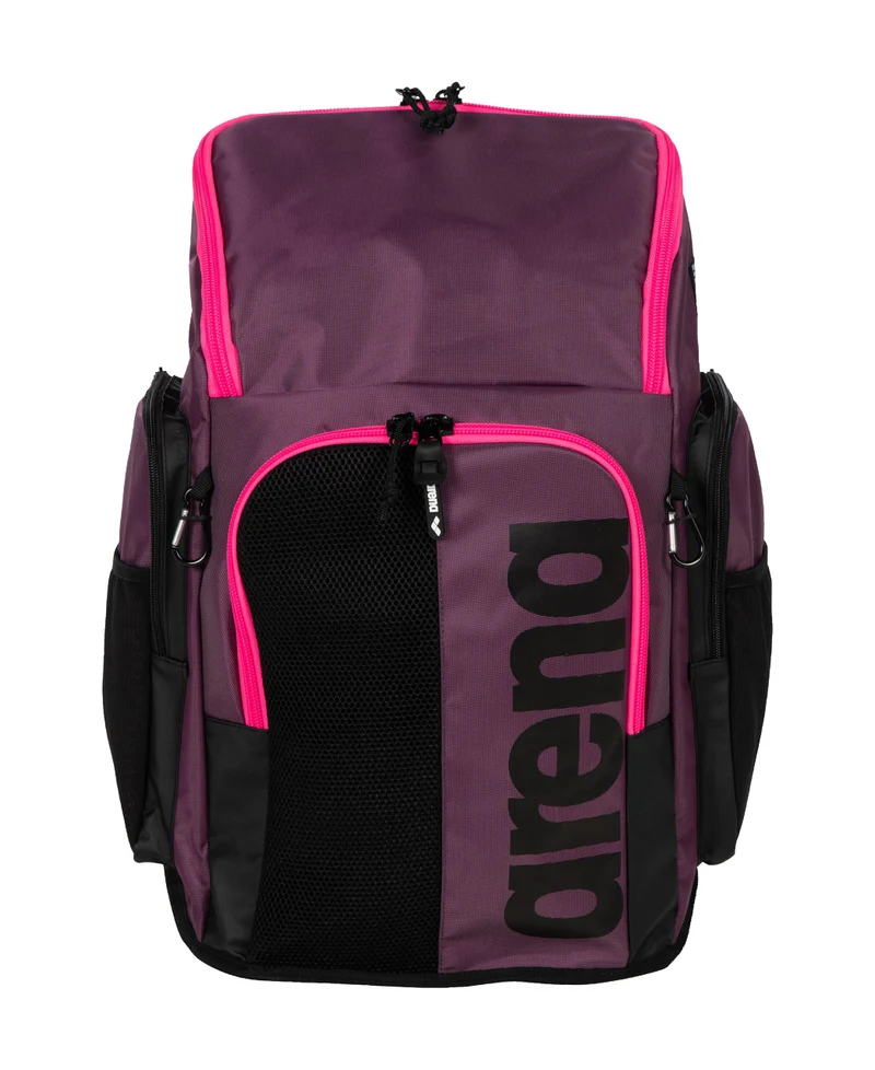 Arena Schwimm Sport Rucksack 45L Spiky III Plum-Neon-Pink