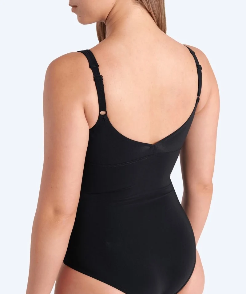 Arena Badeanzug mit Einlagen für Damen - Jewel - Schwarz/Weiß