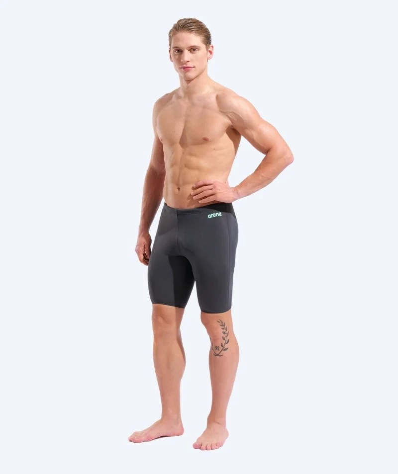 Arena lange Badehose für Herren - Team Swim Solid - Dunkelgrau