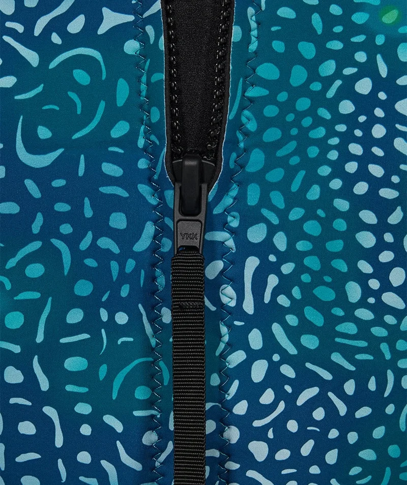 Watery Neopren Springsuit für Damen - Compass - Grün/Blau