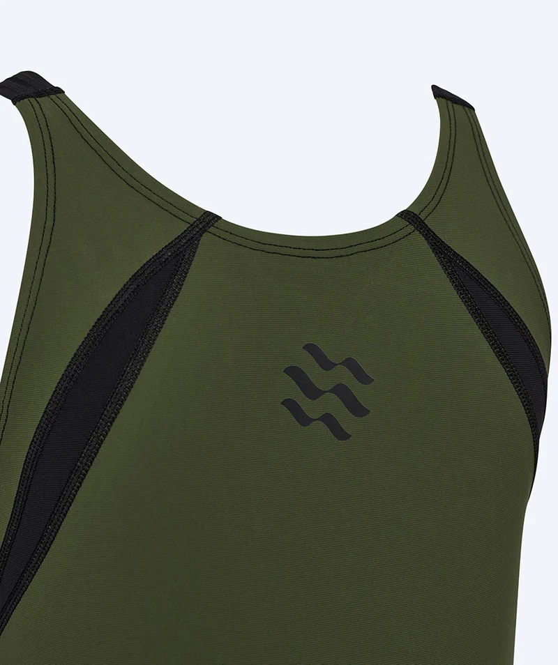 Watery Wettkampf Badeanzug für Mädchen - Rapidskin 2.0 - Grün
