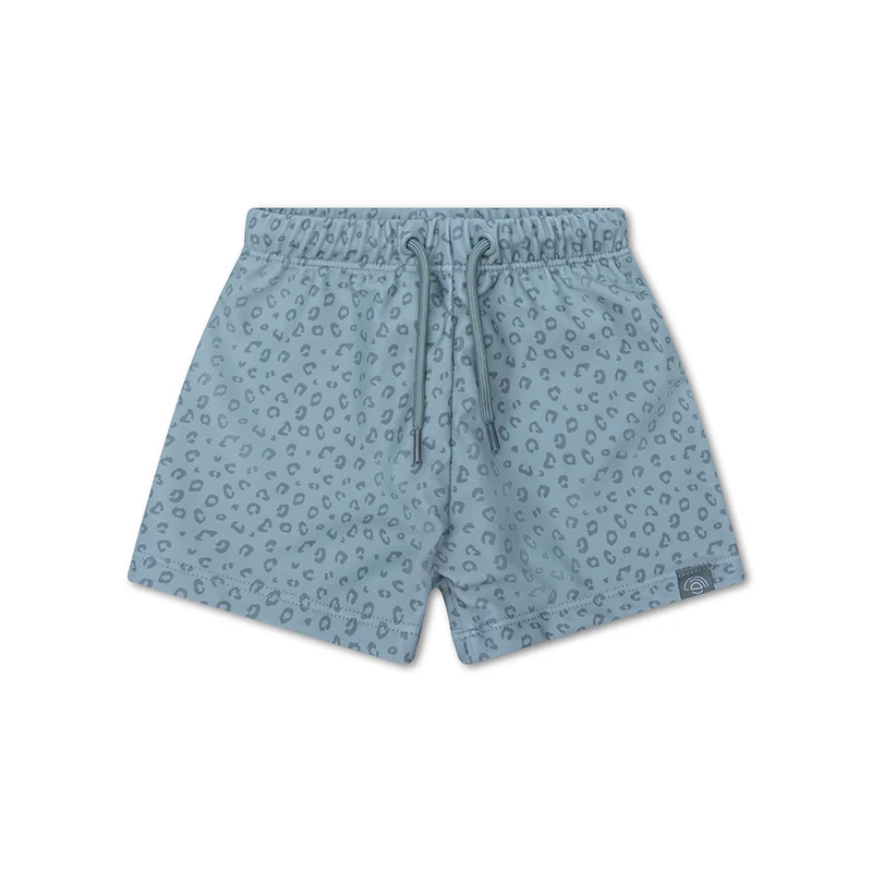 Swim Boxer - Green - Leopard