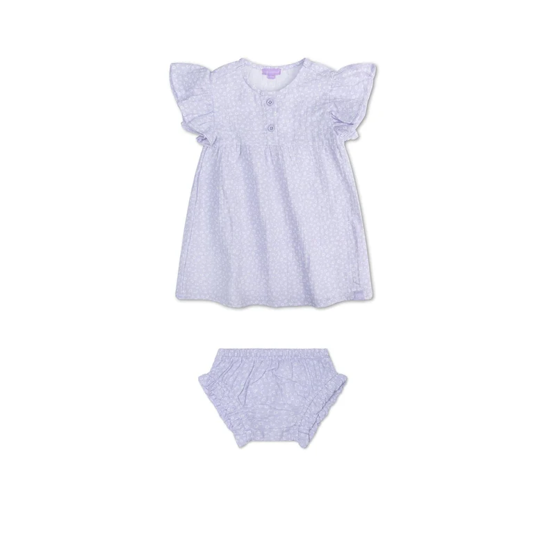 Beachwear Girls Dress - Muslin - Lila - Leopard