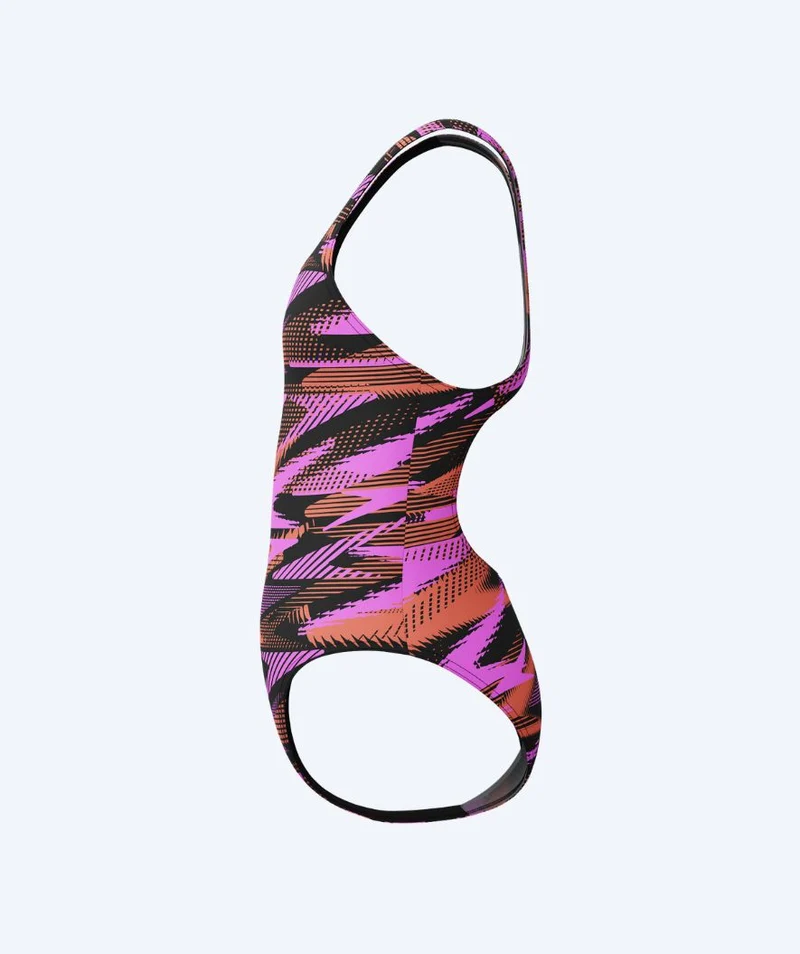 Speedo Badeanzug für Mädchen - Hyperboom Allover Medalist - Rosa/Orange