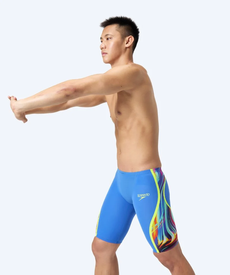 Speedo Wettkampf Badehose für Herren - LZR Pure Intent 2.0 - Hellblau/Mehrfarbig