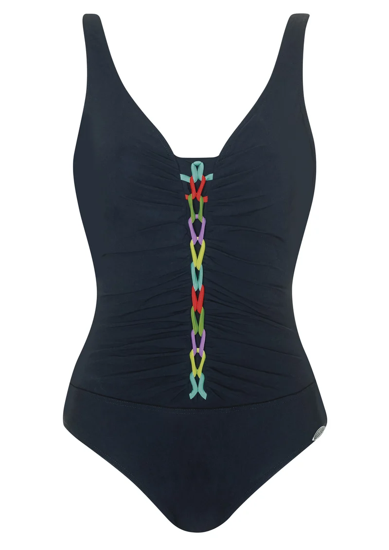 Essential Ruffle Color Swimsuit