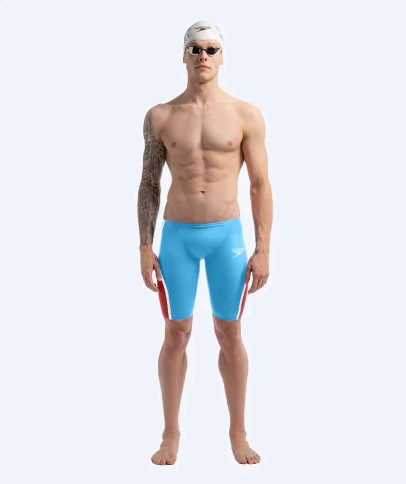 Speedo Wettkampf Badehose für Herren - LZR Pure Intent 2.0 - Blau/Rot