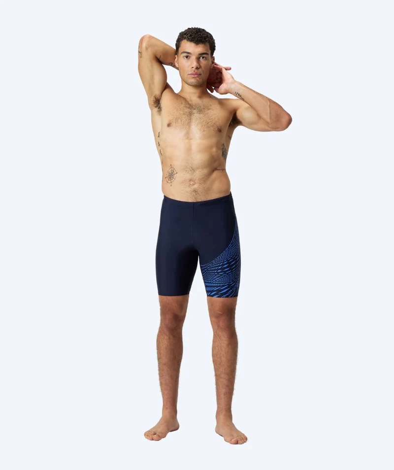 Speedo lange Badehose für Herren - Medley Logo - Dunkelblau/Hellblau