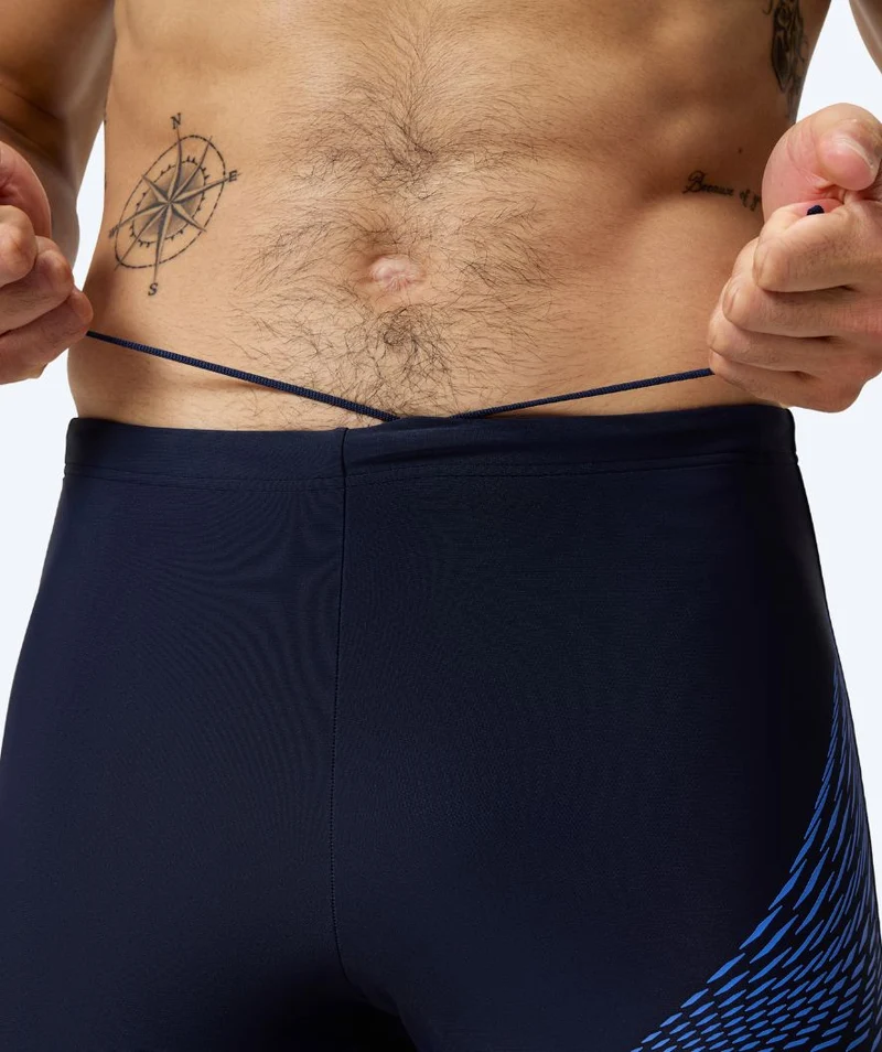Speedo lange Badehose für Herren - Medley Logo - Dunkelblau/Hellblau