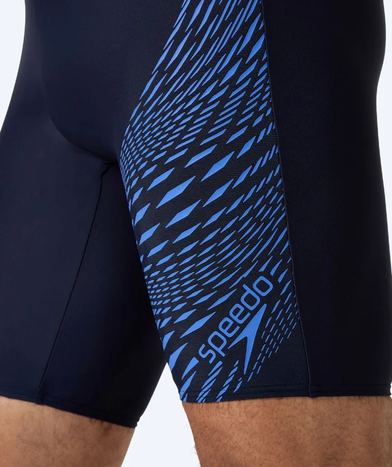 Speedo lange Badehose für Herren - Medley Logo - Dunkelblau/Hellblau