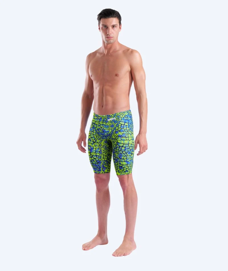 Arena Wettkampf Badehose für Herren - ST NEXT - Grün/Dunkelblau (Limited 2026)