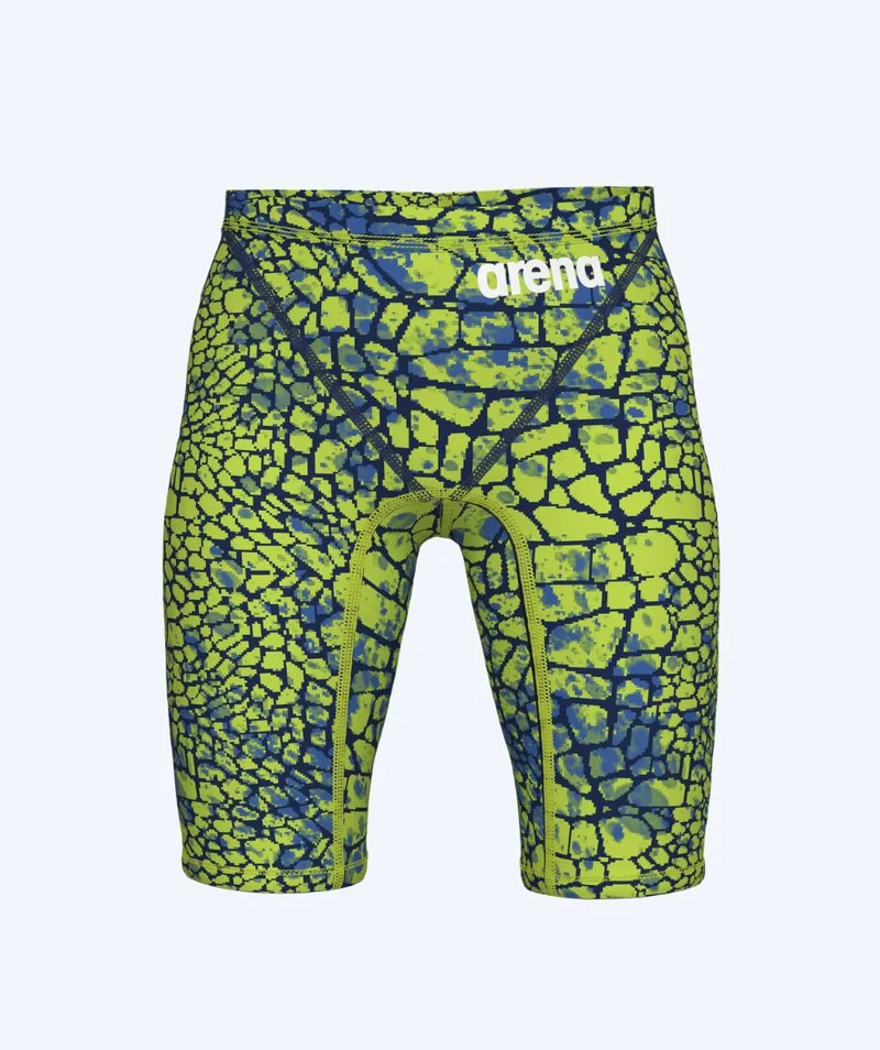 Arena Wettkampf Badehose für Herren - ST NEXT - Grün/Dunkelblau (Limited 2026)