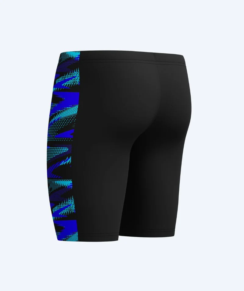 Speedo lange Badehose für Herren - Hyperboom Panel - Schwarz/Dunkelblau