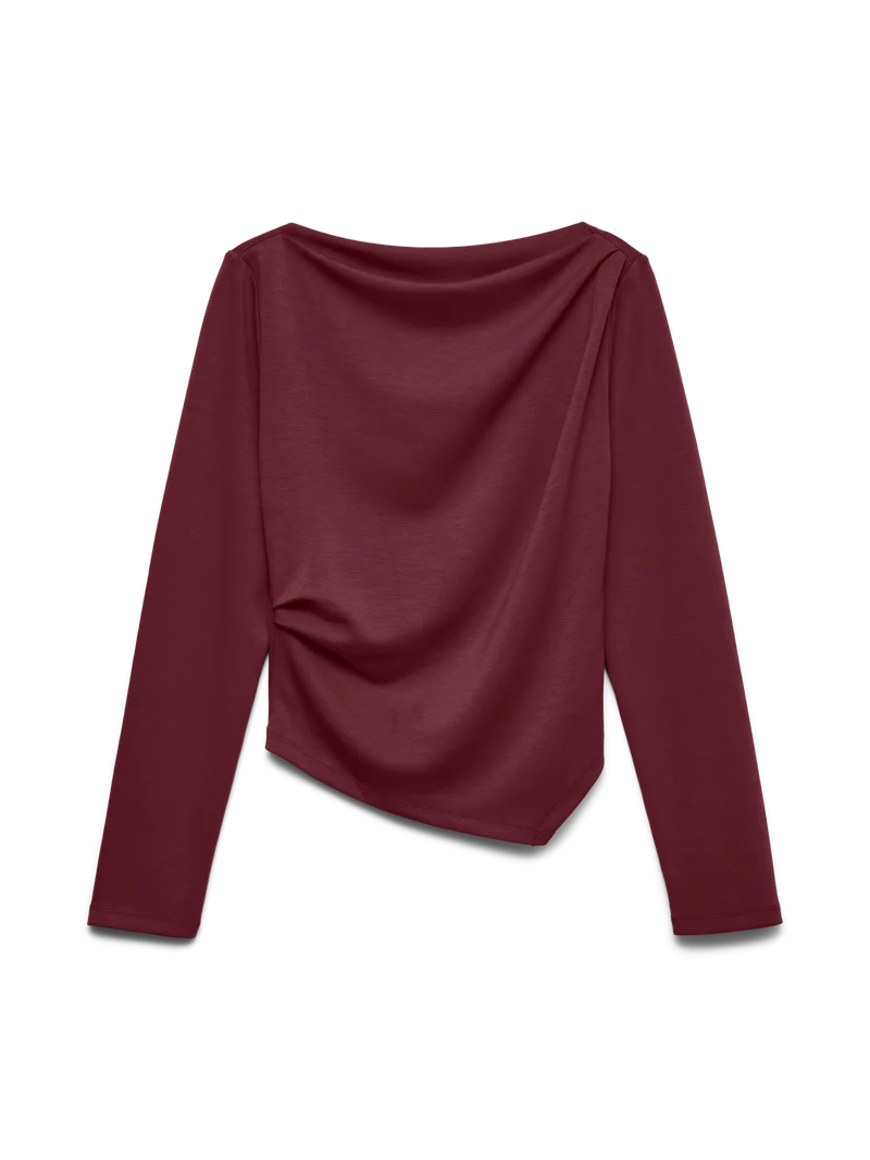VMMILLE LS BOATNECK SHORT TOP