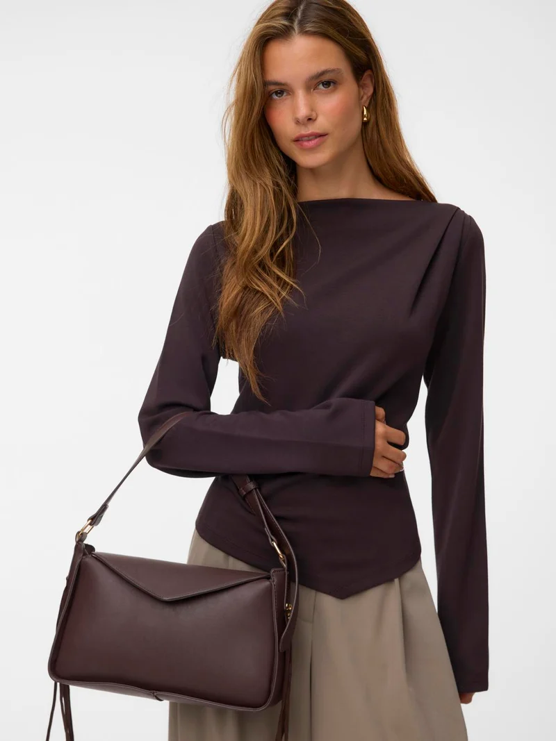 VMMILLE LS BOATNECK SHORT TOP