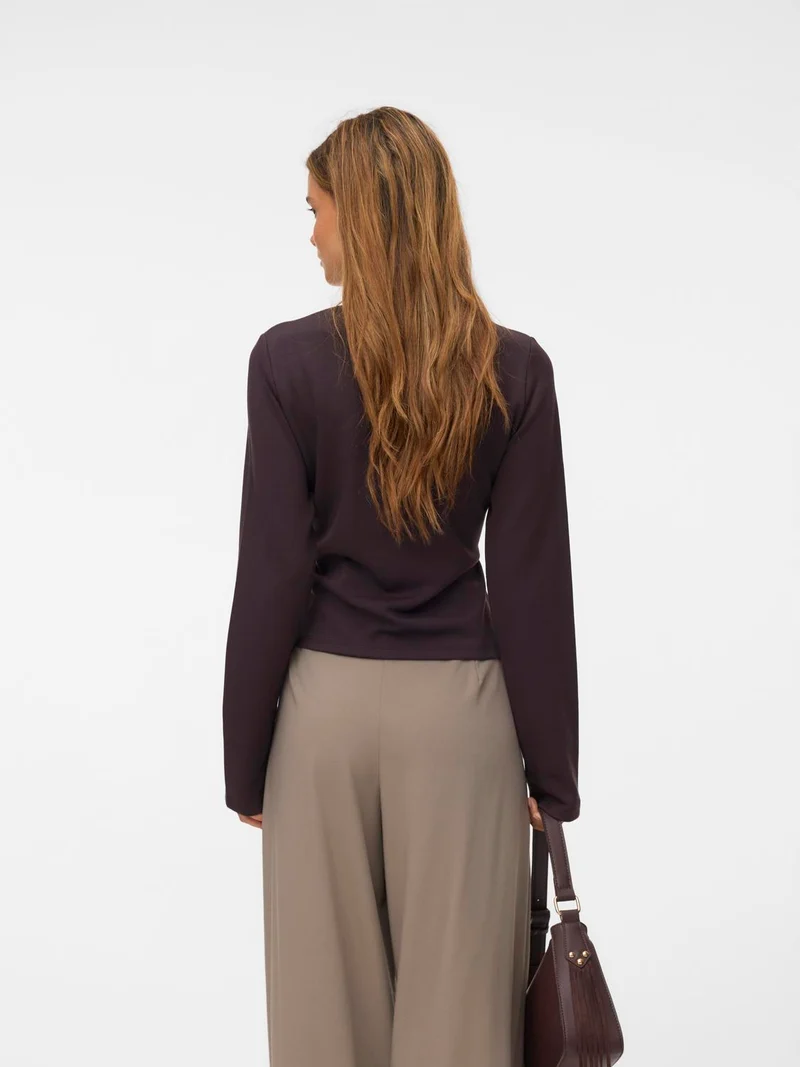 VMMILLE LS BOATNECK SHORT TOP