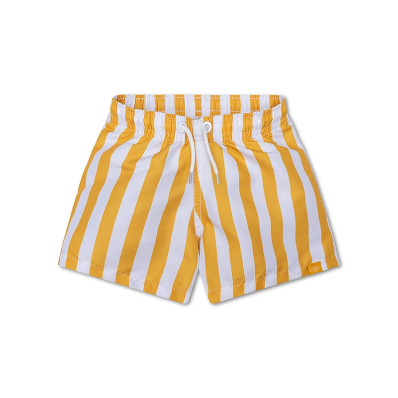 Swim Shorts - Yellow/White - Flow